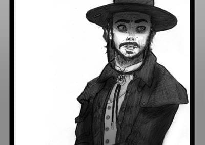 modestus mcdoon cowboy portrait